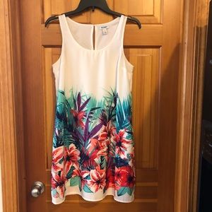 Tropical old navy summer dress sz S